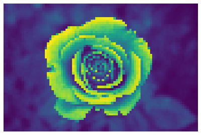 Pixelated image used for the diffusion drawing